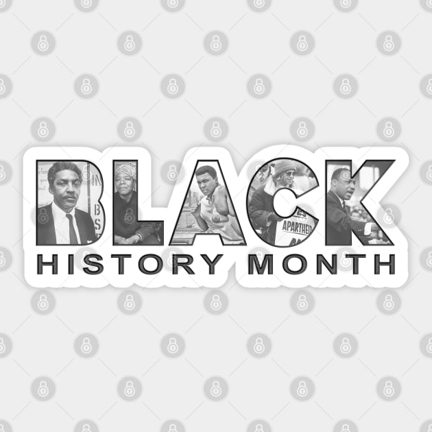 BLACK HISTORY MONTH Sticker by Greater Maddocks Studio